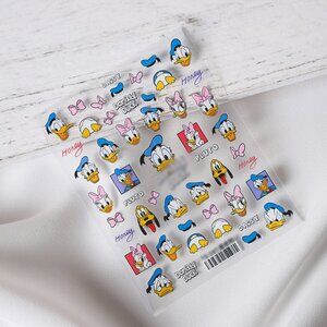Donald Duck and Daisy Themed Nail Art Stickers/Decals
